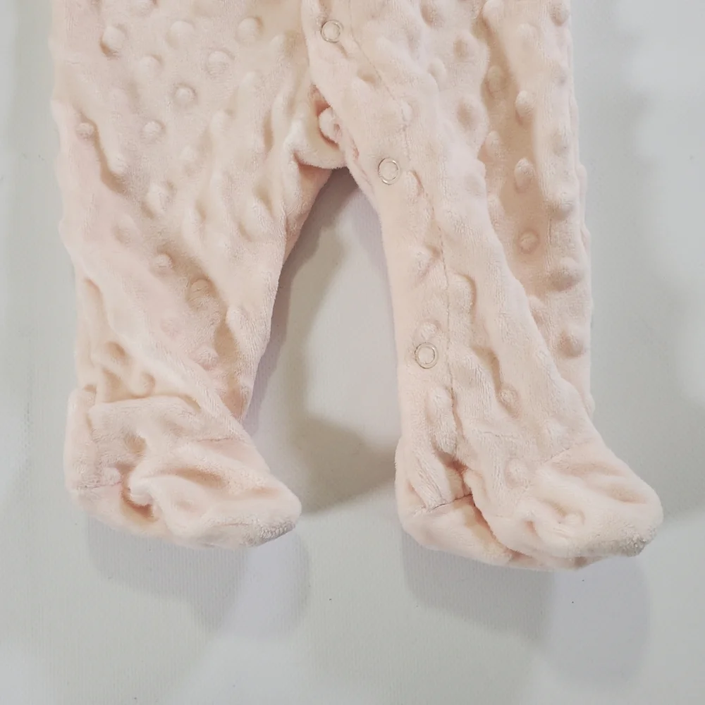 K1157 * Disney Baby Winnie the Pooh Footed Bodysuit Light Pink Size 0/3M - Picture 8 of 8